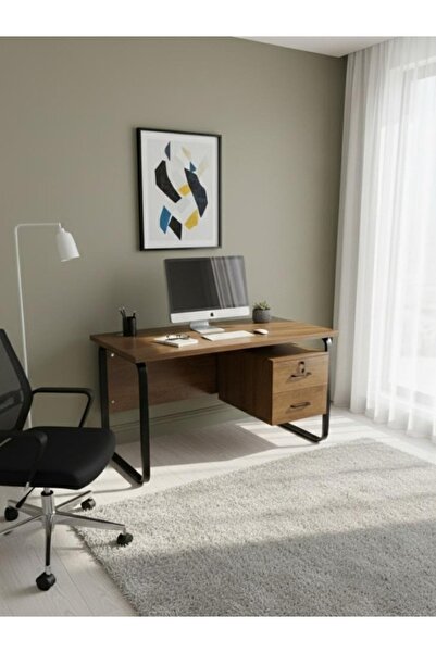 BEC24 Space-saving 100cm computer desk - Sturdy metal legs and sleek, modern design