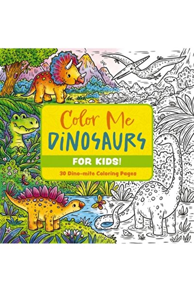 Applesauce Pr Colorează-mă cu dinozaurii (ediție pentru copii): 30 de pagini ...