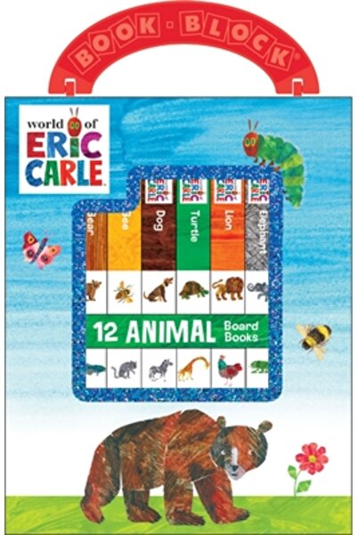 pi kids Lumea lui Eric Carle: 12 cărți cartonate cu animale