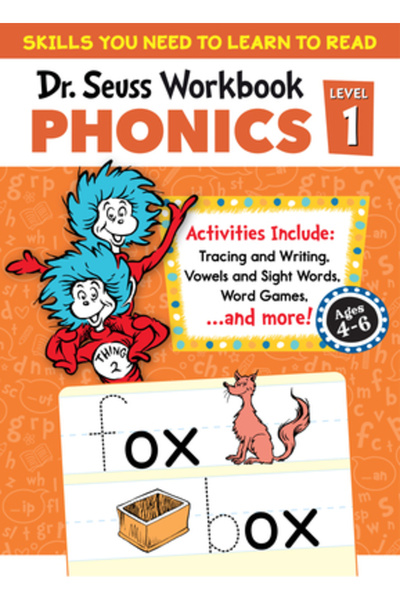 Bright Matter Books Caiet de lucru pentru fonetică Dr. Seuss Nivelul 1: Un ca...