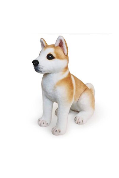 charmerprincesses AKİTA PELUŞ KÖPEK 25 CM GERÇEKÇİ AKİTA KÖPEK PELUŞ OYUNCAK ...