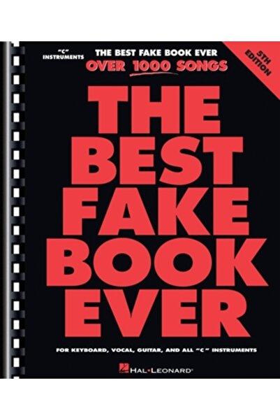 Hal Leonard Pub Co Cea mai bună carte falsă din toate timpurile: Ediția C
