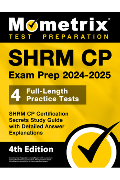 Mometrix Media Llc Pregătire pentru examenul SHRM CP 2024-2025 - 4 teste prac...