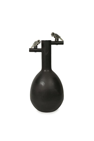 Vitale مزهرية معدنية على شكل طيورين 19*36 سم AK.JA0267