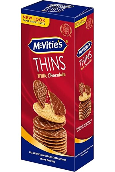 McVities بسكويت دايجستف ثينز بالشوكولاتة بالحليب، 150 غرام