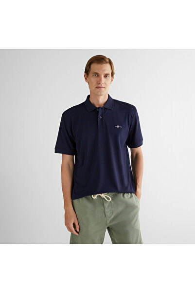Gant Erkek Lacivert Relaxed Fit Polo