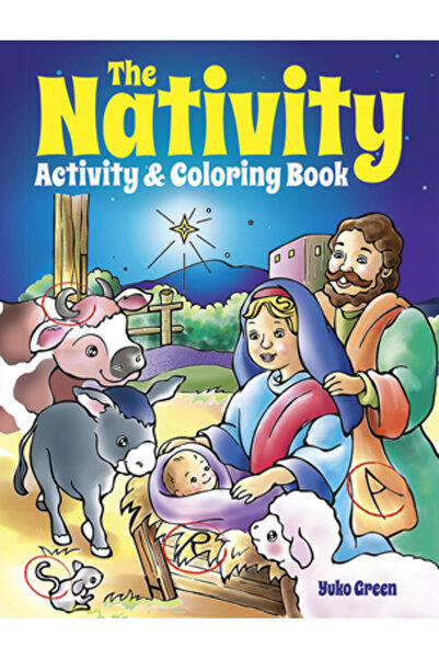 Dover Pubn Inc Carte de activități și de colorat „Nașterea Domnului”