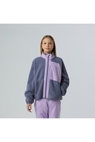 THE NORTH FACE Düz Lila Kız Çocuk Polar Üst NF0A8AZHDIN1-G YUMIORI FULL ZIP JAC