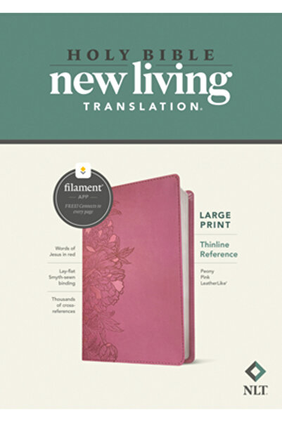 Tyndale House Publ Biblia de referință NLT cu caractere mari, linie subțire, ...
