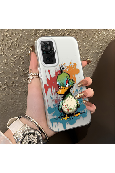 Hontinga حافظة متوافقة مع هاتف Redmi Note 10 Pro، حافظة صلبة مضادة للسقوط، فن...