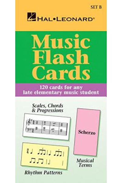 Hal Leonard Pub Co Music Flash Cards - Set B: Hal Leonard Student Piano Library