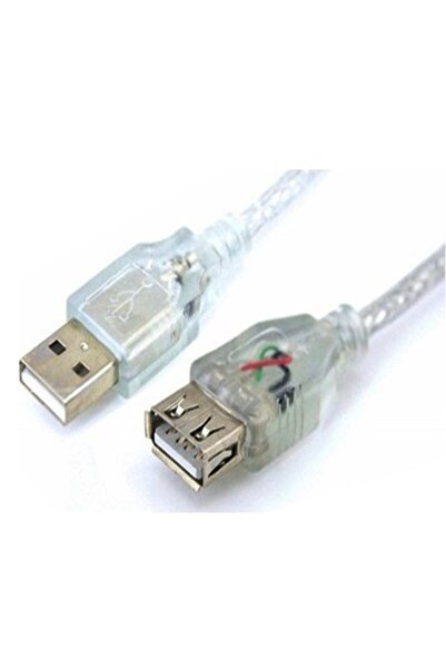 newnet 1.5 Meter Transparent USB Cable Extension / Female USB to Male USB