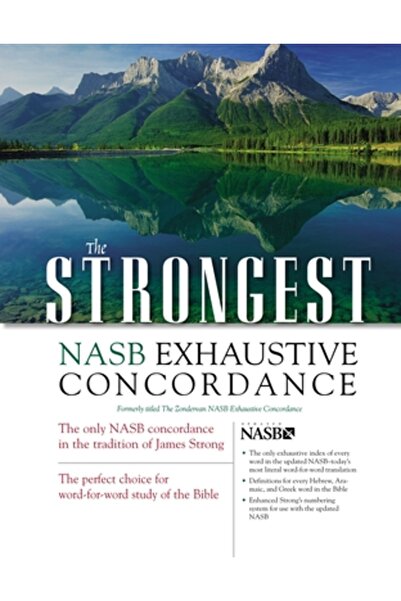 Zondervan Cea mai puternică concordanță exhaustivă NASB