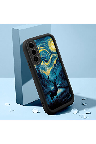 Hontinga جراب هاتف من السيليكون الناعم متوافق مع هاتف سامسونج جالاكسي A56، مض...