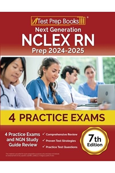 Test Prep Books Pregătire NCLEX RN de generație următoare 2024-2025: 4 examen...