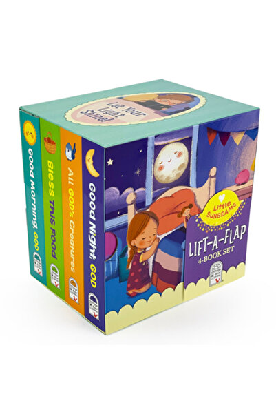 Cottage Door Pr Set de 4 cărți Sunbeams Religious Lift-A-Flap