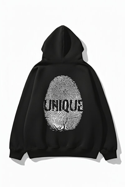 uyguntarz Unisex Soft Textured Unique Fingerprint Printed Design Oversized 3 ...