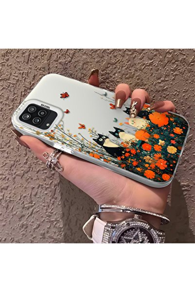 Hontinga حافظة هاتف متوافقة مع هاتف سامسونج جالاكسي A12/M12، حافظة صلبة مقاوم...