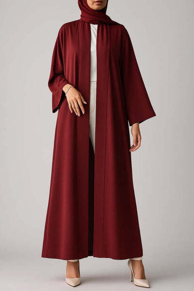 MayaCloset Premium Nidah Fabric Mira Abaya & Kimono & Ferace