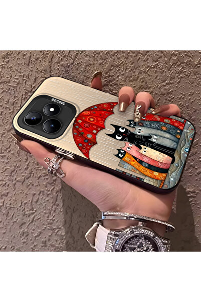 Hontinga حافظة هاتف متوافقة مع هاتف Realme C53، حافظة صلبة مقاومة للصدمات، حا...