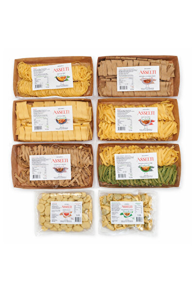 Asselti ® Set de 8 tipuri de paste italienești
