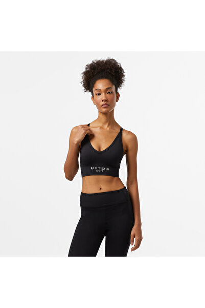 United 4 UNITED4 Sport Kadın Siyah Antrenman Bra