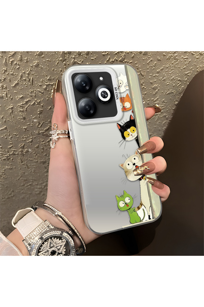 Hontinga حافظة متوافقة مع هاتف Infinix Hot 40i، حافظة هاتف صلبة مضادة للسقوط،...