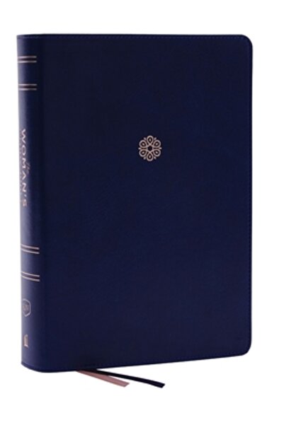 Thomas Nelson Pub Kjv, Biblia de studiu pentru femei, Leathersoft, albastră, ...