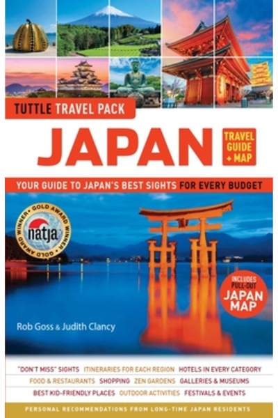 Tuttle Pub Ghid de călătorie și hartă pentru Japonia, pachet de călătorie Tut...