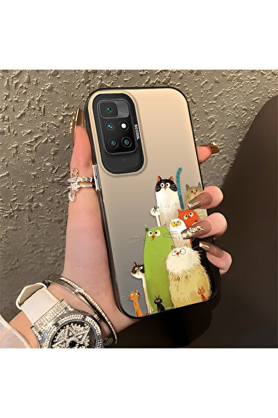 Hontinga حافظة متوافقة مع هاتف Redmi 10 2022، حافظة هاتف صلبة مضادة للسقوط، ح...