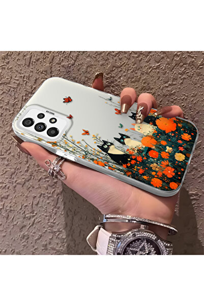 Hontinga حافظة هاتف متوافقة مع هاتف سامسونج جالاكسي A73، حافظة صلبة مقاومة لل...