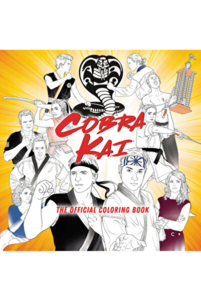 Random House Worlds Cobra Kai: Cartea oficială de colorat