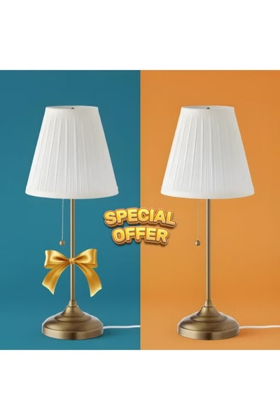 Primo Plus عرض خاص (مجموعة من قطعتين): مصابيح طاولة محمولة قابلة لإعادة الشحن...