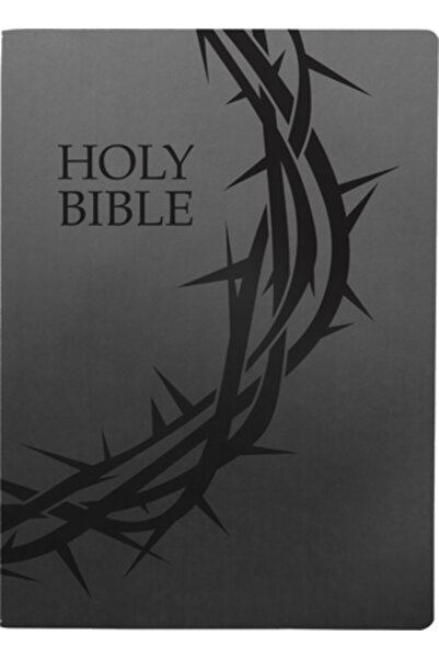 Whitaker House Biblia Sfântă KJV, Design Coroană de Spini, Tipărire Mare, Neg...