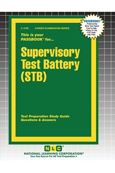 Natl Learning Corp Baterie de testare de supraveghere (STB)