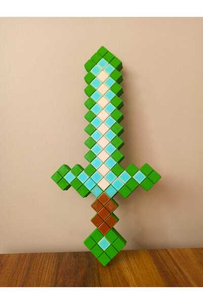 ATOLYETASBAHCE Minecraft Piksel Kılıç–30 cm Dekoratif Oyuncak