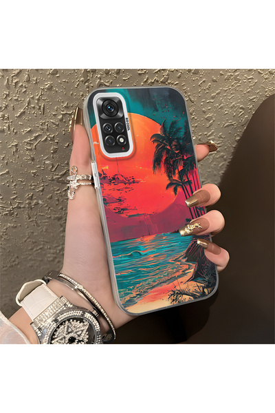 Hontinga حافظة متوافقة مع هاتف Redmi Note 12S، حافظة هاتف صلبة مضادة للسقوط، ...