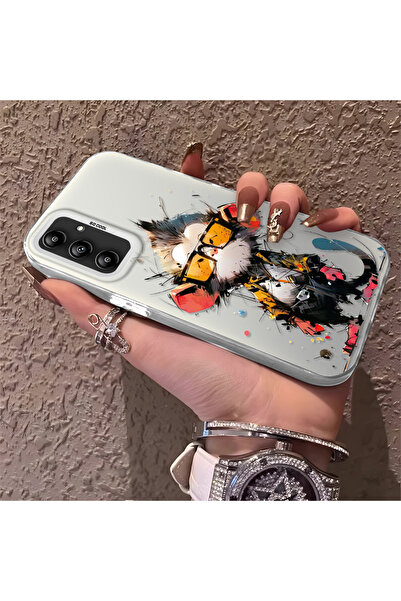 Hontinga حافظة هاتف متوافقة مع هاتف سامسونج جالاكسي A14 4G، حافظة صلبة مقاومة...