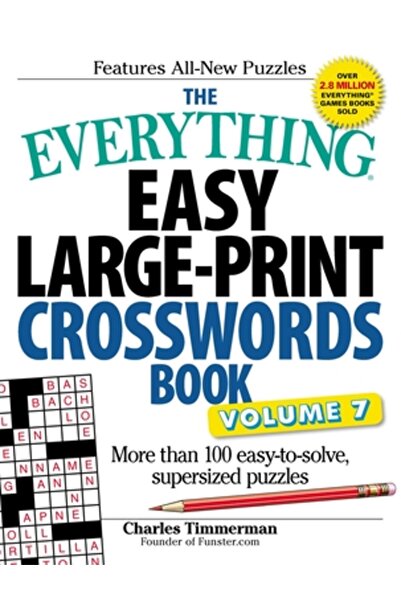 Perennial Cartea de cuvinte încrucișate cu caractere mari „Everything Easy”, ...