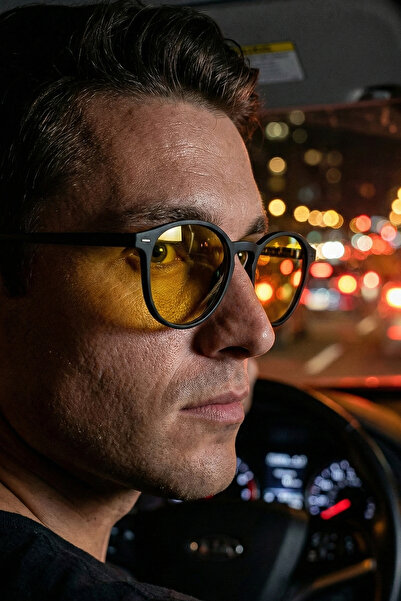 sun factory Antifar Unisex Night Driving Glasses 1364 C0101M