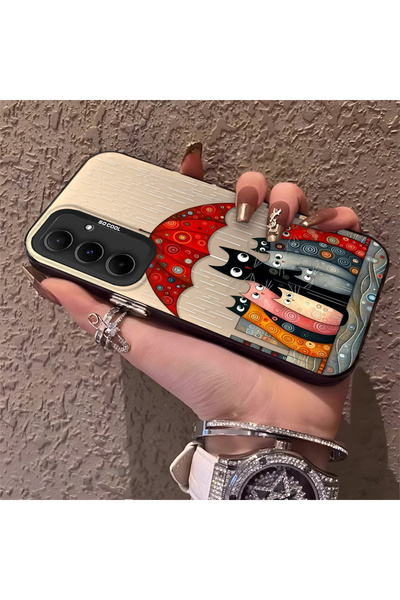 Hontinga حافظة هاتف متوافقة مع هاتف سامسونج جالاكسي A55، حافظة صلبة مقاومة لل...