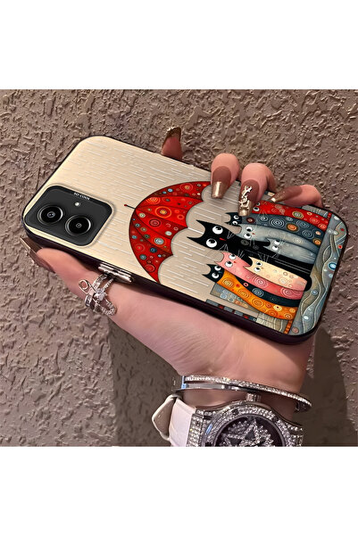 Hontinga حافظة هاتف متوافقة مع هاتف سامسونج جالاكسي A06، حافظة صلبة مقاومة لل...