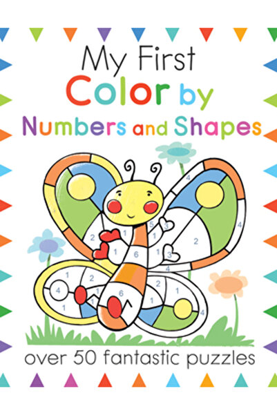 Barrons Educ Series Prima mea colorată după numere și forme: Peste 50 de puzz...