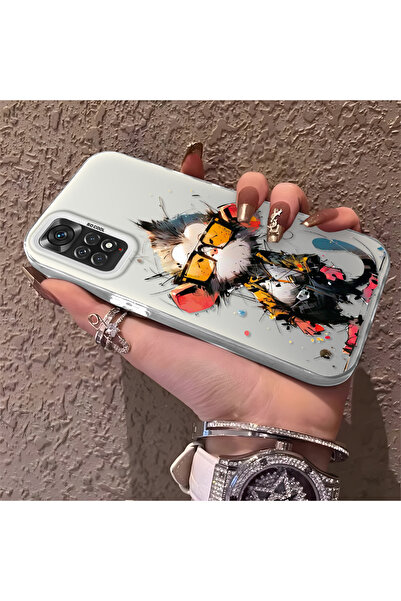 Hontinga حافظة هاتف متوافقة مع هاتف Redmi Note 11S، حافظة صلبة مقاومة للصدمات...