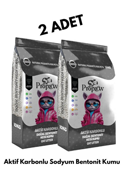 Animaire Propaw Ekstra Topaklanan, Koku Hapseden, Tozsuz Aktif Karbonlu Sodyu...