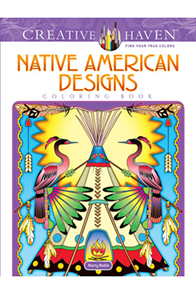 Dover Pubn Inc Carte de colorat Creative Haven cu modele native americane