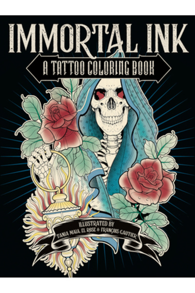 plume Immortal Ink: O carte de colorat cu tatuaje