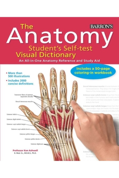 Barrons Educ Series Dicționarul vizual de autotestare pentru elevii de anatom...