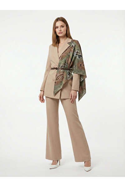 Esra Semiz Krem Blazer Ceket