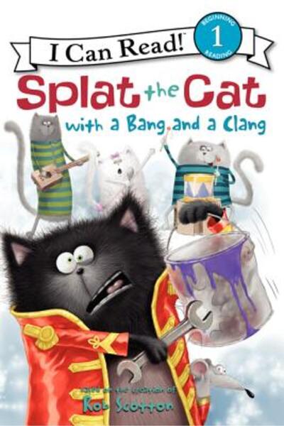 Harper Collins Splat the Cat cu un bubuit și un zăngănit